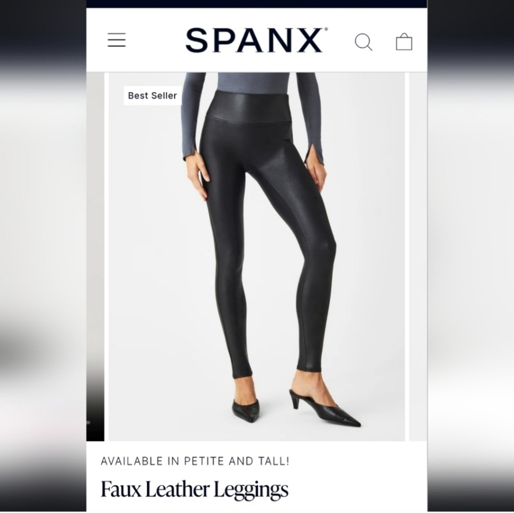 Spanx Faux leather leggings